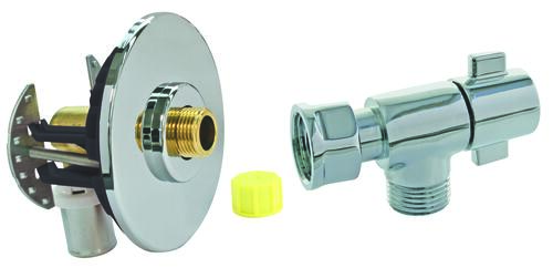 Kit complet pour raccordement de robinetterie WC, Multicouche à sertir Ø16 - mâle 3/8'' (12/17) - Somatherm